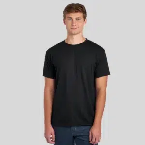 T-shirt unisexe Jerzees 21MR en polyester – respirant, personnalisable, idéal pour impression en gros au Québec