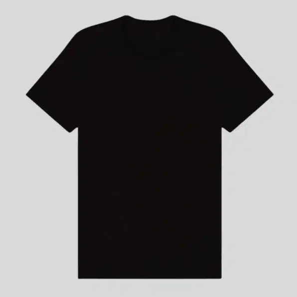 Unisex jersey t-shirt in soft cotton, ideal for screen printing or embroidery in Québec