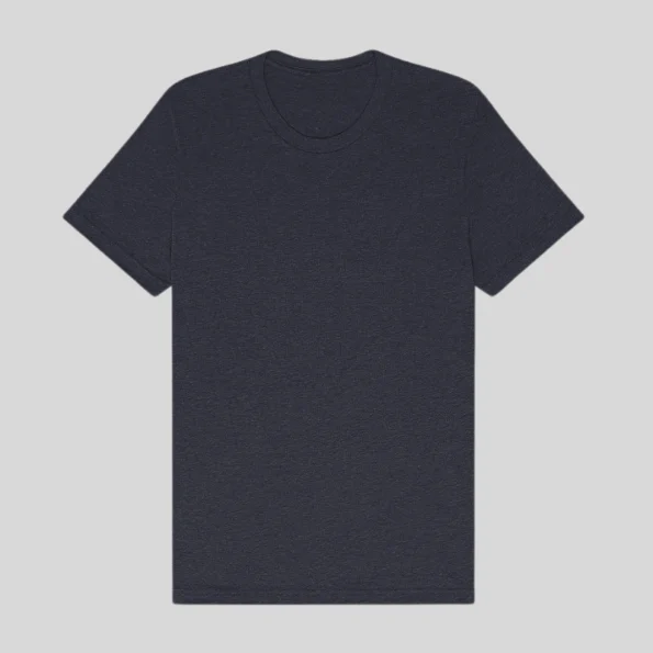 Heather unisex t-shirt in soft cotton-poly blend, ideal for screen printing in Quebec and Canada