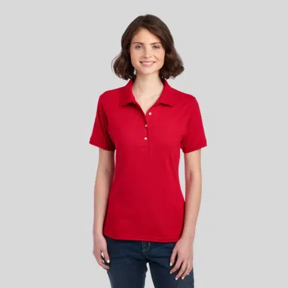 JERZEES 437F Ladies Sport Polo Shirt – Moisture-Wicking Cotton Blend
