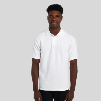 Russell premium ring-spun cotton pique sport shirt for adults