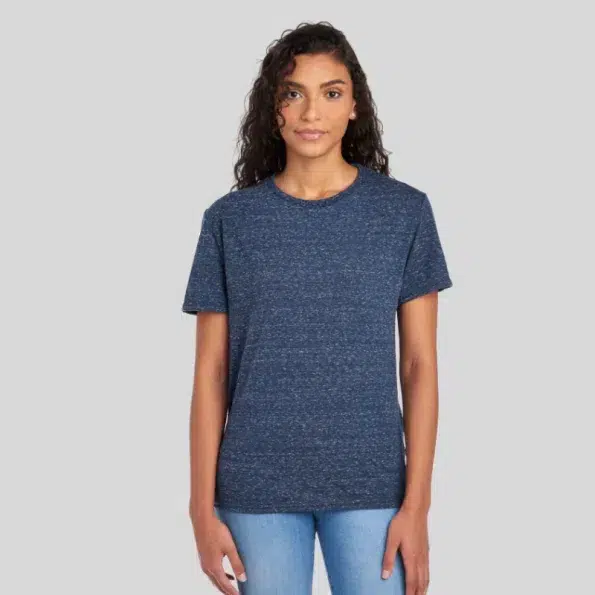 Jerzees 88MR Unisex T-Shirt – Soft Ring-Spun Snow Heather Fabric for Custom Printing