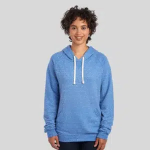Chandail à capuche raglan Jerzees 90MR en molleton Snow Heather – idéal pour la personnalisation au Québec