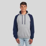 Jerzees NuBlend Raglan Hoodie. Jerzees NuBlend Raglan Hoodie – Colorblock Fleece Sweatshirt with Tear-Away Label