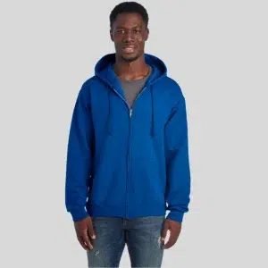 Chandail à capuche zippé Jerzees 993MR – Molleton unisexe pour impression