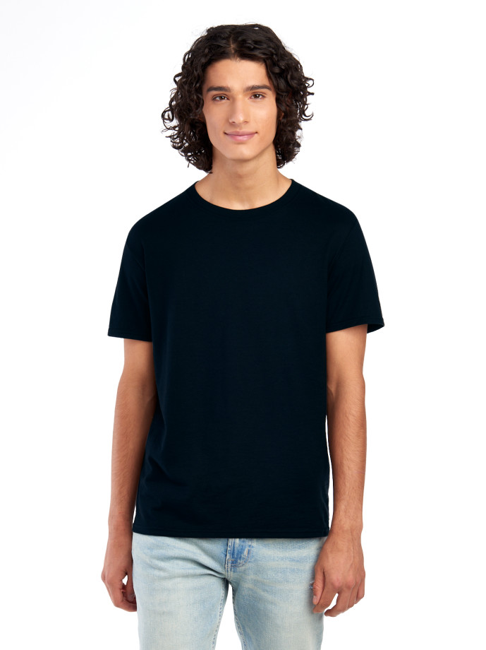560MR PREMIUM BLEND C RING-SPUN UNI T-SHIRT-BLACK INK-FRONT Ring Spun Unisex T-Shirt 560MR – Premium Soft Fit | Volgania