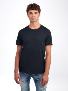 JERZEES 560MR – T-shirt unisexe noir, doux et respirant pour impression – Volgania Québec