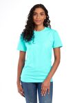 560MR PREMIUM BLEND C RING-SPUN UNI T-SHIRT-D TEAL H-FRONT