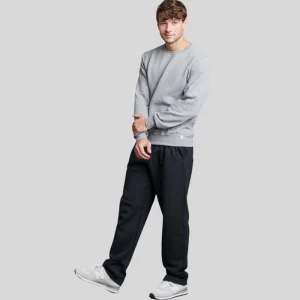 Russell 596HBM0 – Pantalon unisexe en molleton avec poches, bas ouvert, parfait pour l’impression textile