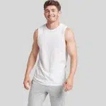 64MTTM0-DRI-POWER-CVC-Perf.-Unisex-Muscle-BLACK-HEATHER-FRONT