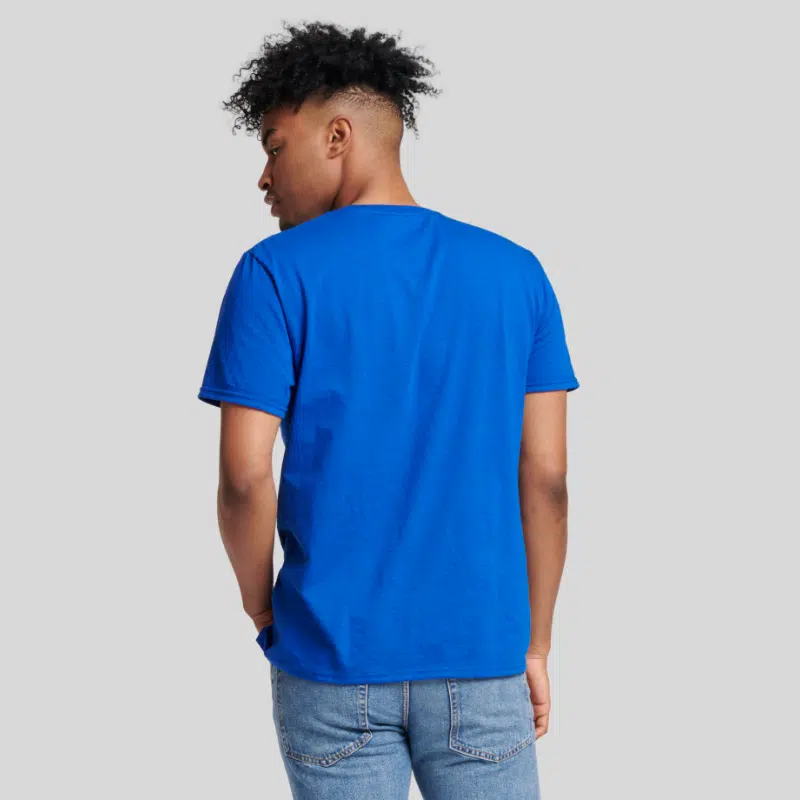 64STTM0-DRI-POWER-CVC-Performance-Unisex-T-Shirt-ROYAL-BACK Russell 64STTM0 – Dri-Power® Unisex CVC Performance T-Shirt