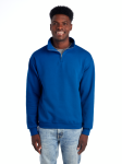 995MB NUBLEND UNI QUARTER-ZIP CADET C SWEAT-VINTAGE HEATHER NAVY-FRONT