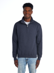995MB NUBLEND UNI QUARTER-ZIP CADET C SWEAT-VINTAGE HEATHER NAVY-FRONT