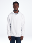 995MB NUBLEND UNI QUARTER-ZIP CADET C SWEAT-VINTAGE HEATHER NAVY-FRONT