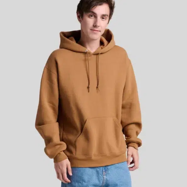 Heavyweight unisex hoodie (12 oz) with pill-resistant fleece, tear-away label and 2-ply hood. Built for printing, layering and workwear comfort.