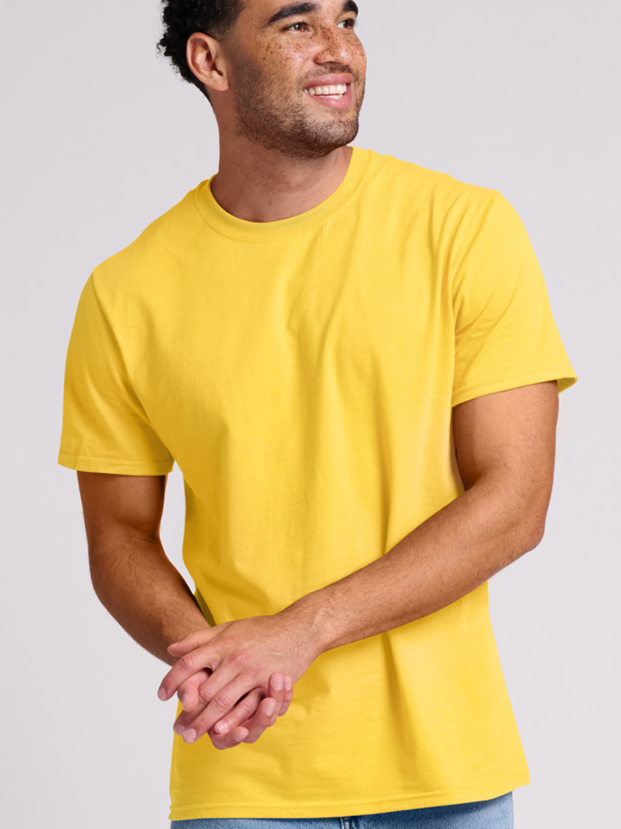 IC46R JERZEES ULTIMATE RS UNISEX T-SHIRT-ISLAND YELLOW-FRONT