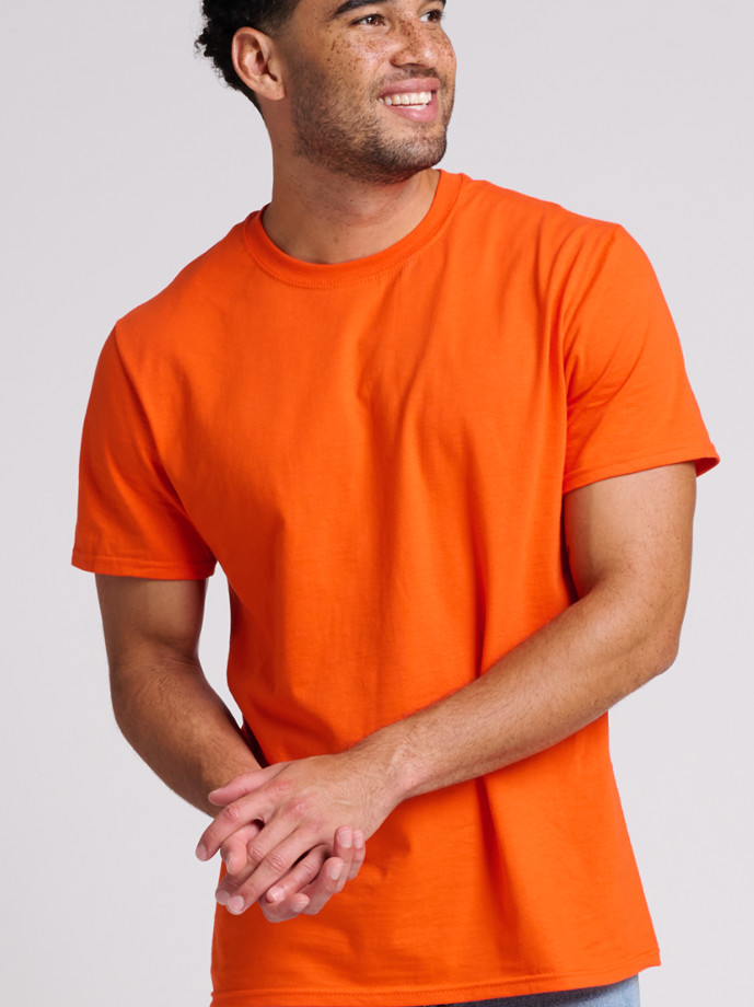 IC46R JERZEES ULTIMATE RS UNISEX T-SHIRT-ORANGE-FRONT