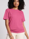 IC46R JERZEES ULTIMATE RS UNISEX T-SHIRT-RASPBERRY HEATHER-FRONT