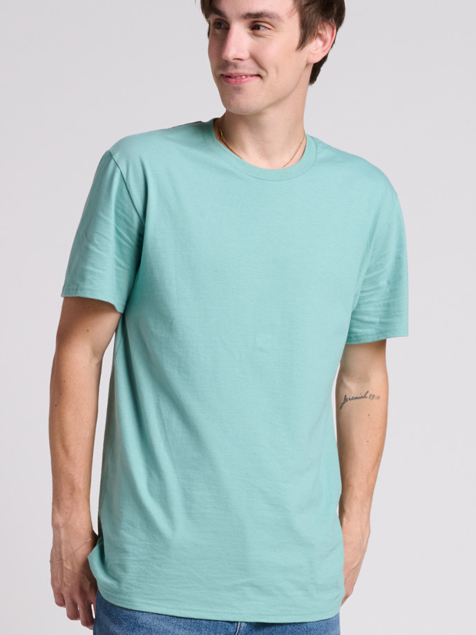 IC46R JERZEES ULTIMATE RS UNISEX T-SHIRT-SAGE-FRONT Ring Spun Cotton T-Shirt IC46R – Wholesale Soft Unisex Tee