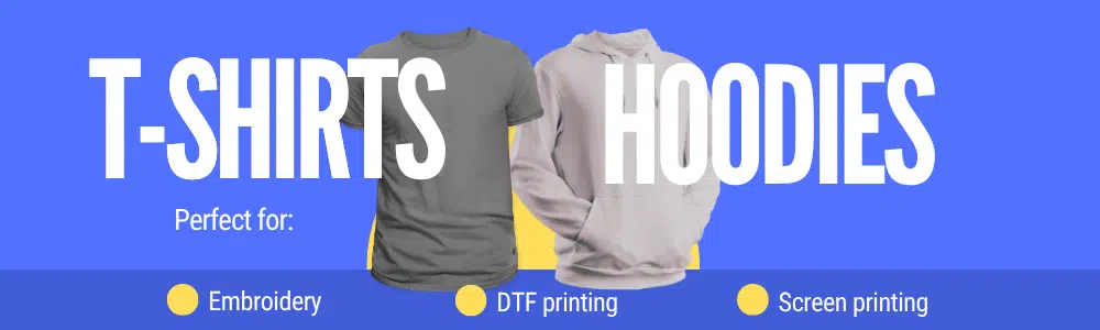 Wholesale blank t-shirts – Perfect for screen printing, embroidery, and DTF in Canada